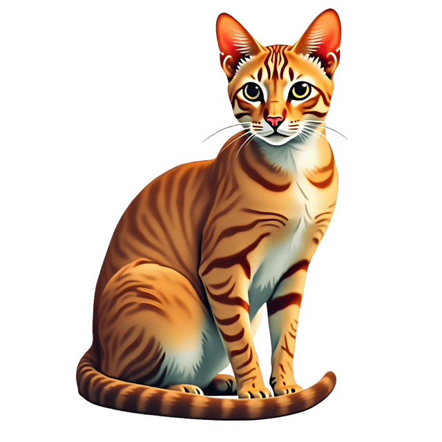 Free transparent PNG: Oriental Shorthair Cat PNG Clipart  Elegant Feline for Design and Art Projects