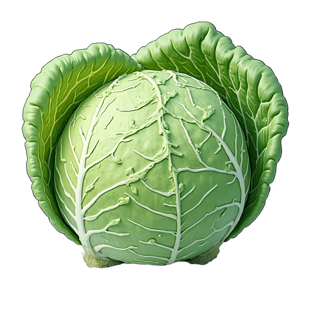 Free transparent PNG: Cabbage PNG Clipart  Ideal for Vegetable Projects, Education  Decor