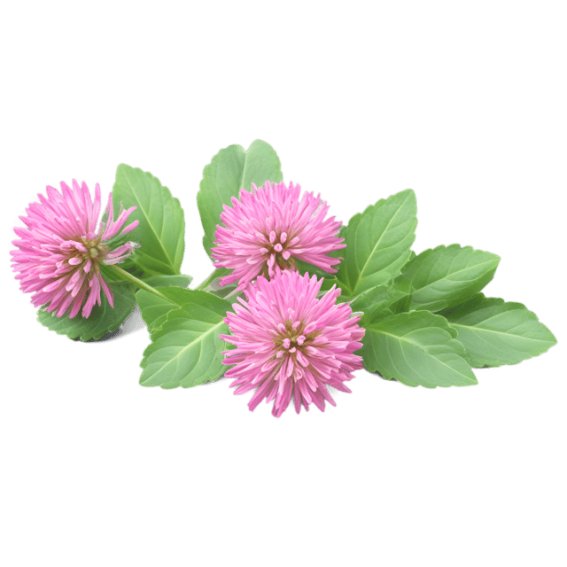 Free transparent PNG: Red Clover Herb PNG with Transparent Background for Botanical Illustration