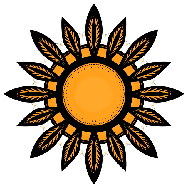 Free transparent PNG: Vintage Tribal Sun Illustration PNG Clipart  Perfect for Artistic Design Projects and Decor