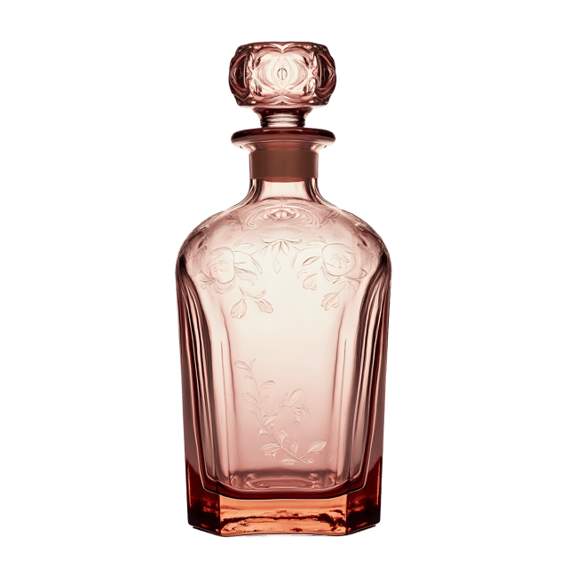 Free transparent PNG: Victorian Etched Glass Decanter PNG Clipart  Elegant Barware Design