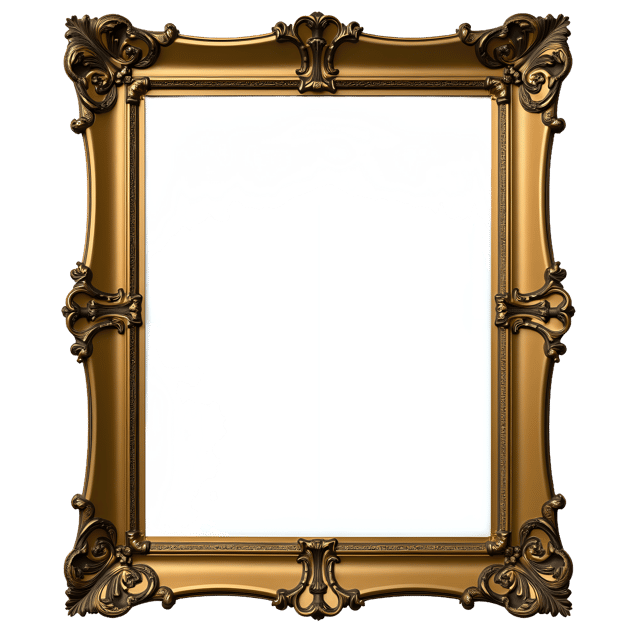 Free transparent PNG: Gold Frame PNG Clipart  Elegant Design Element for Projects