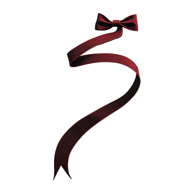 Free transparent PNG: Long Swirl Ribbon with Velvet Tail  Elegant Clipart, free downloadable png