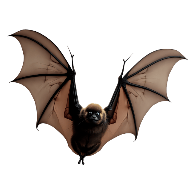 Free transparent PNG: Bat PNG Clipart  Ideal for Nature Projects  Educational Use