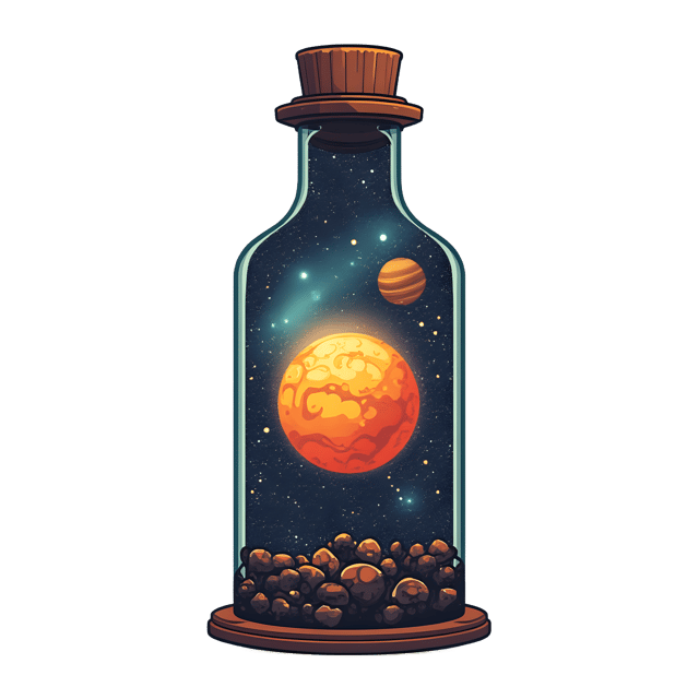 Free transparent PNG: Galaxy in a Bottle PNG Clipart  Perfect for Space Themed Designs  Decor