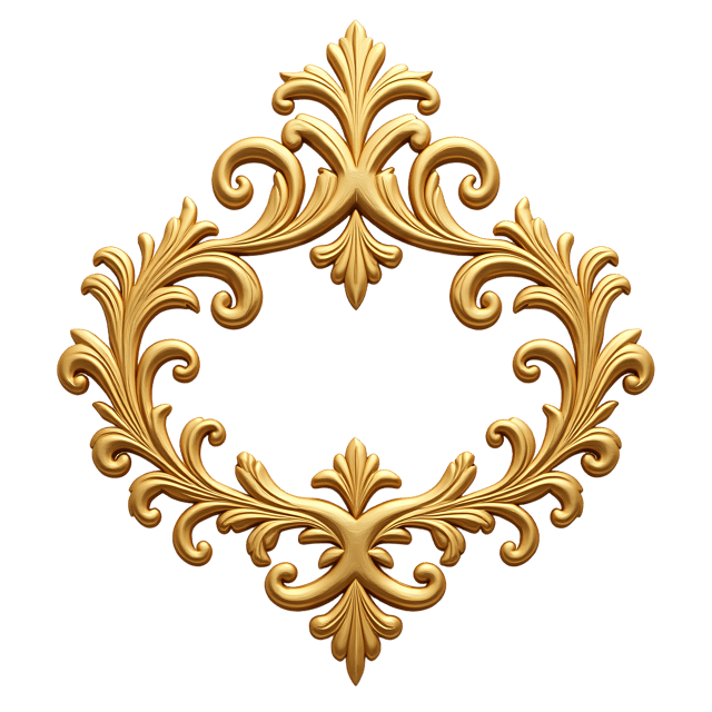 Free transparent PNG: Decorative Scroll Design with Gold Flourish  Elegant Clipart, Free Downloadable PNG