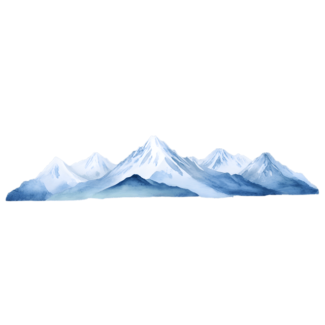 Free transparent PNG: Distant Mountains Soft Hue Transparency PNG