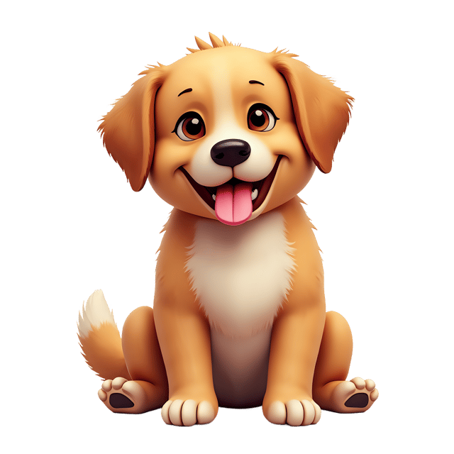 Free transparent PNG: Friendly Dog PNG with Transparent Background for Tongue Out Dog Clipart