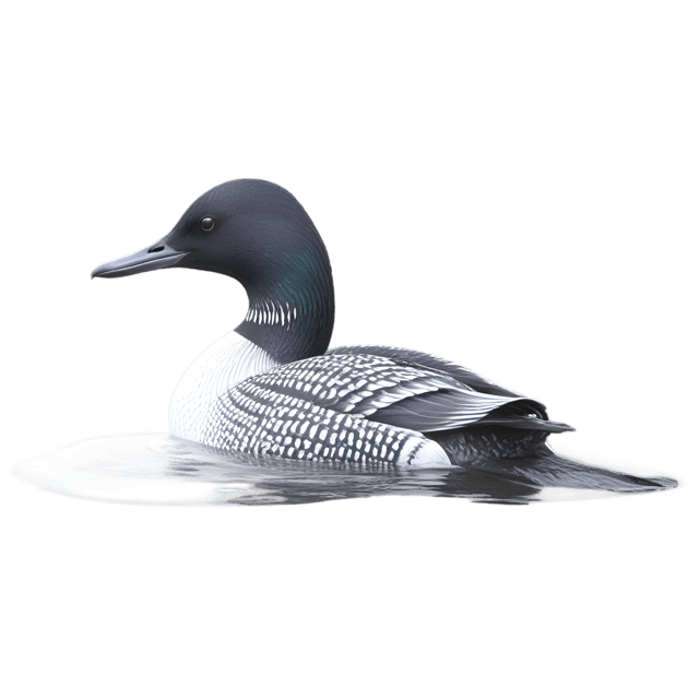 Free transparent PNG: Loon Bird PNG with Transparent Background for Art and Design
