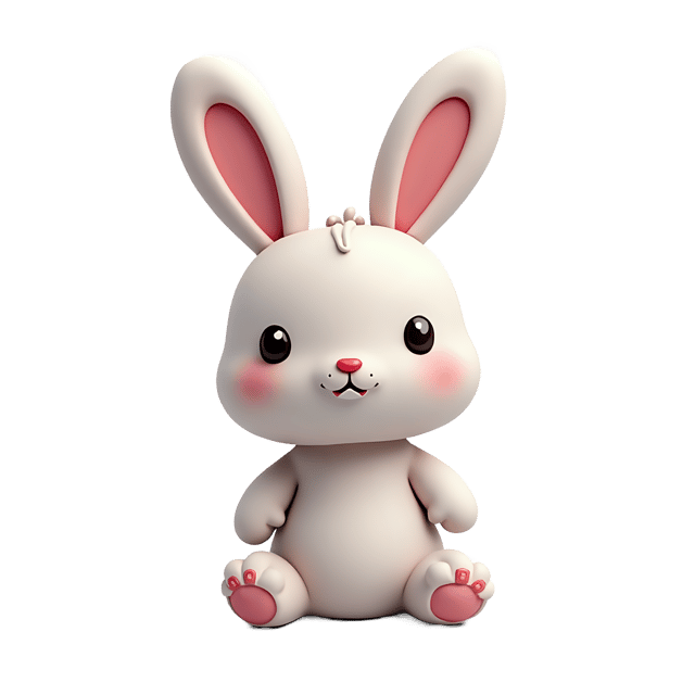 Free transparent PNG: Amigurumi Bunny  Cute Crochet Animal Pattern, free downloadable png