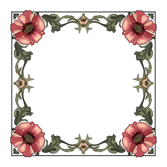 Free transparent PNG: Victorian Floral Frame PNG Clipart  Elegant Design Elements for Projects
