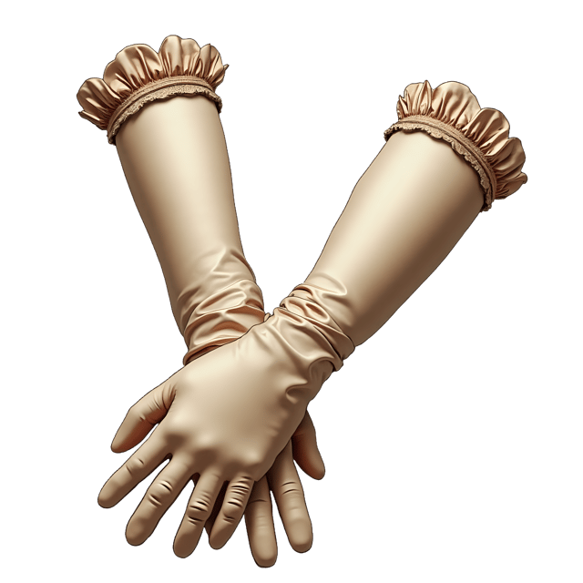 Free transparent PNG: Victorian Silk Gloves PNG Clipart  Perfect for Historical Fashion  Elegant Designs