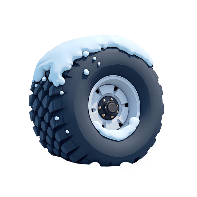 Free transparent PNG: Snow-Covered Wheel  Winter Scene Clipart, free transparent png download