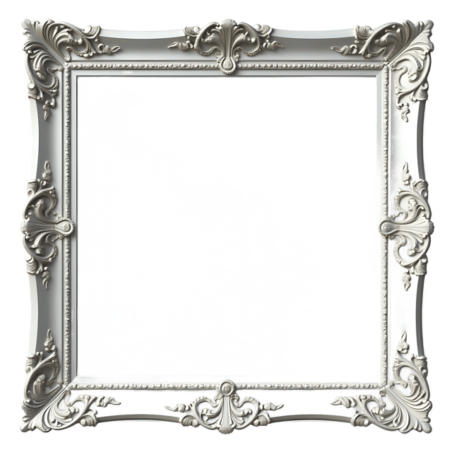 Free transparent PNG: Rococo Style Frame PNG Clipart  Elegant Design for Art  Decor