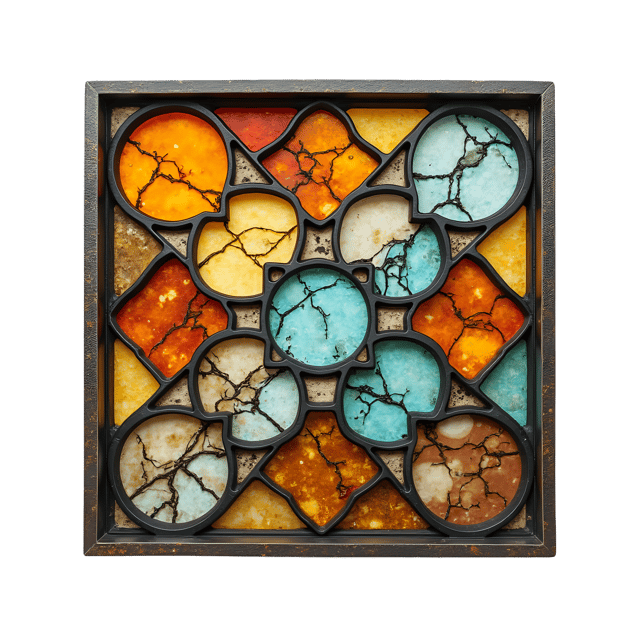 Free transparent PNG: Stained Glass Tesserae PNG Clipart  Ideal for Artistic Creations  Decor