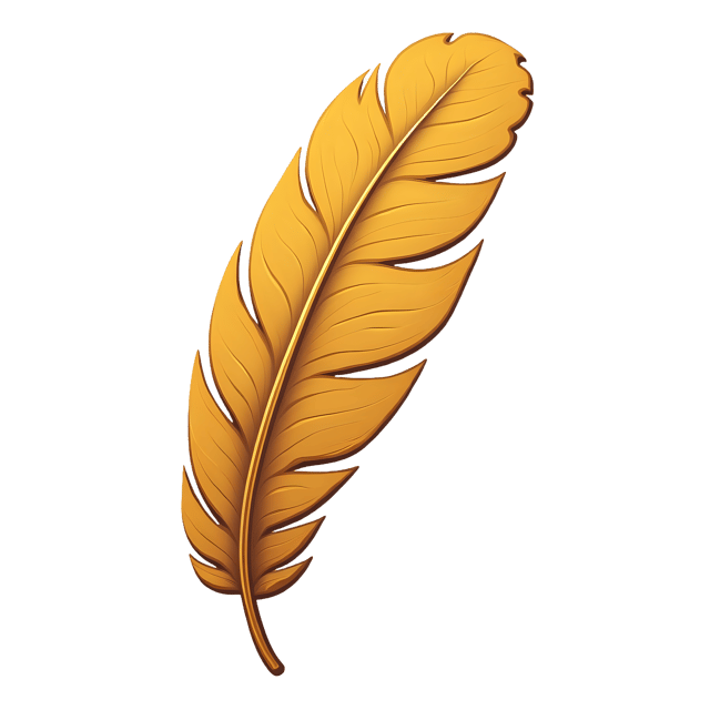 Free transparent PNG: Ruffled Feather Edge Under Golden Threads  Elegant Clipart Design, free png download