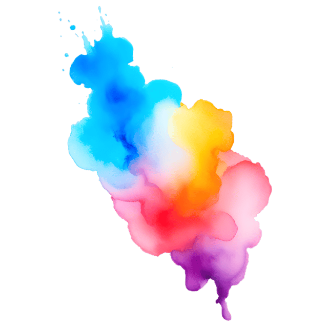 Free transparent PNG: Frenetic Abstract Color Motion with Transparent Background PNG