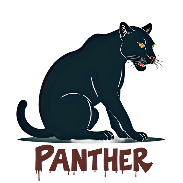 Free transparent PNG: Panther PNG Clipart  Perfect for Wildlife Art  Design Projects