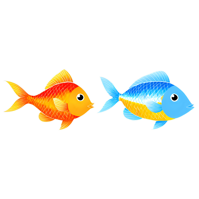 Free transparent PNG: Cute Cartoon Tropical Fish Illustration for Nursery Decor and Crafts