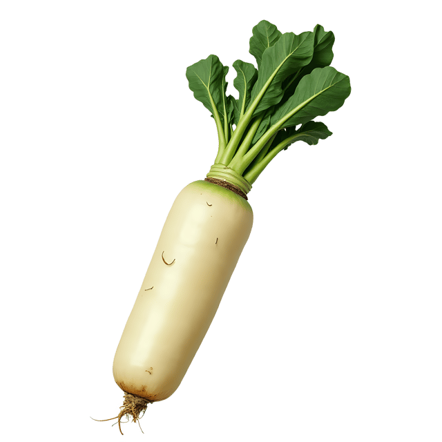 Free transparent PNG: Daikon Radish PNG Clipart  Ideal for Food Projects, Crafts  Education