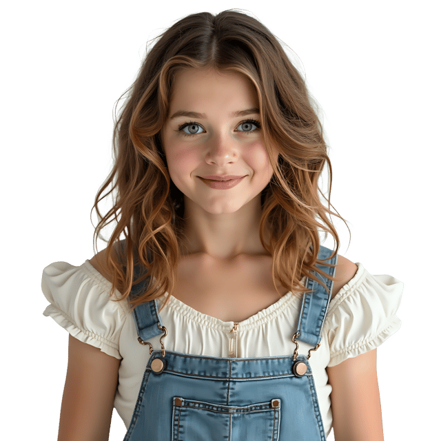 Free transparent PNG: Casual Teen Portrait PNG  Ideal for Social Media, Personal Projects  Decor