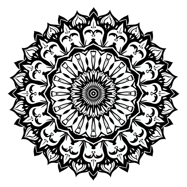 Free transparent PNG: Symmetrical Mandalas Clipart  Perfect for Artistic Designs  Decor