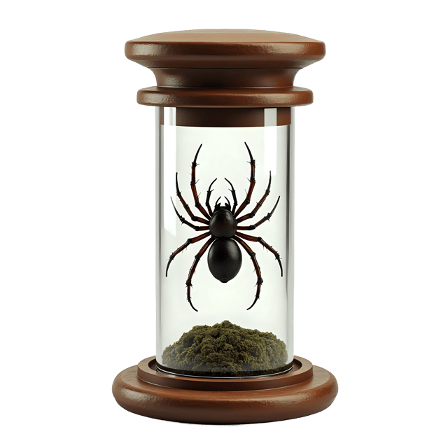 Free transparent PNG: Glass Vial with Spider  Nature Clipart, free transparent png download