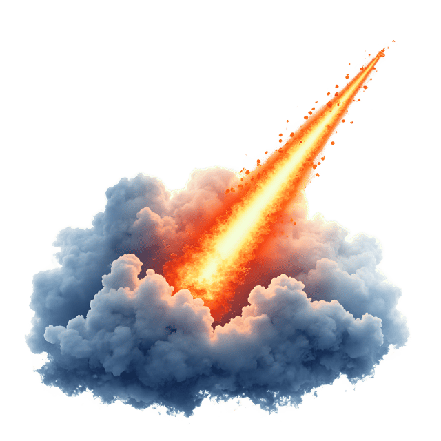 Free transparent PNG: Burning Meteor Streak  Space Scene Clipart, free downloadable png