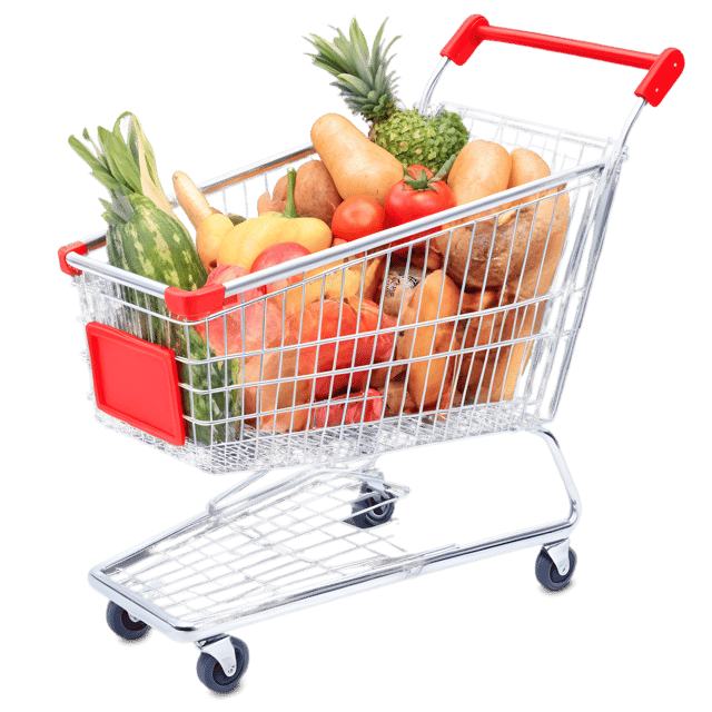 Free transparent PNG: Transparent Background Grocery Cart PNG Image for Digital Use