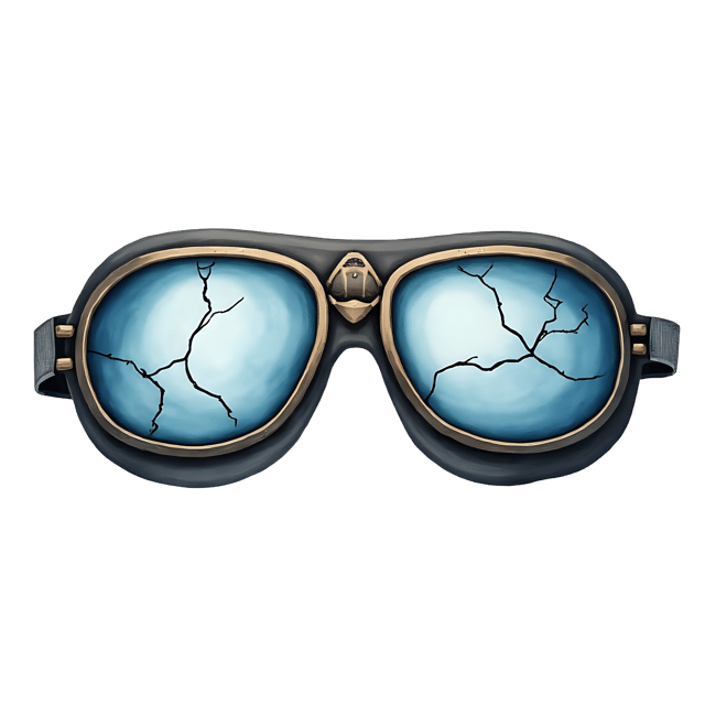 Free transparent PNG: Goggles with Cracked Lens  Safety Gear Clipart, free downloadable png
