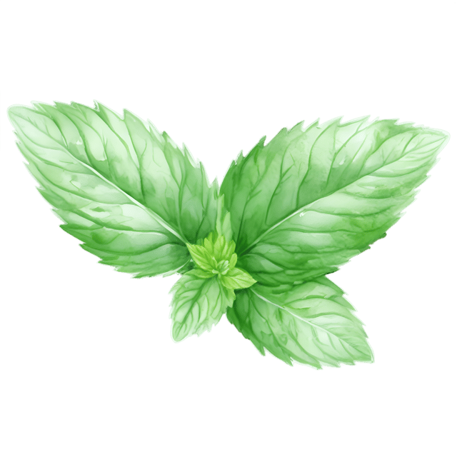 Free transparent PNG: Mint Leaf Transparent Background PNG Image for Botanical Art and Design
