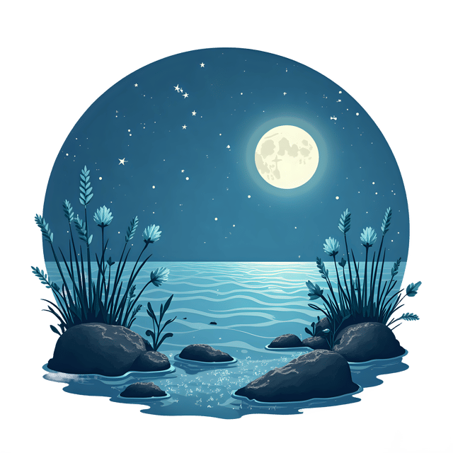 Free transparent PNG: Sparkling Plankton Under Moonlight  Free Downloadable PNG