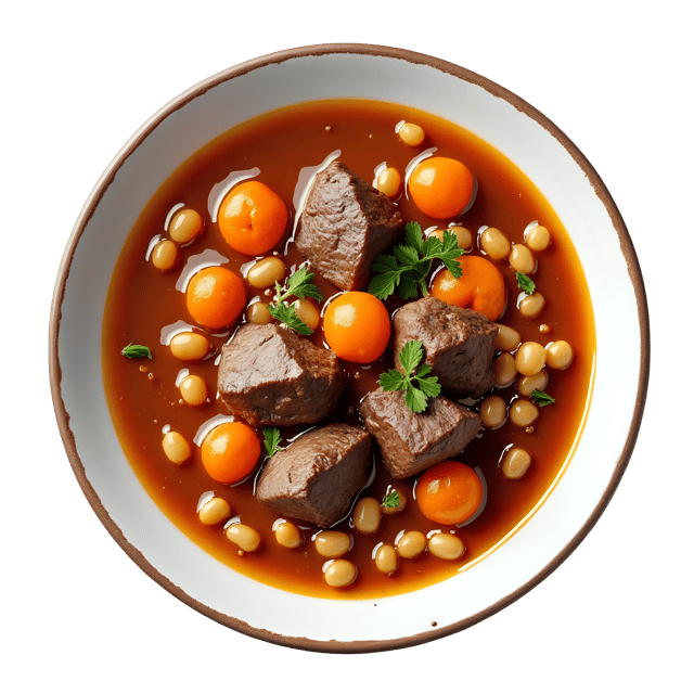 Free transparent PNG: Beef Barley Soup  Hearty Meal Clipart, free transparent png download