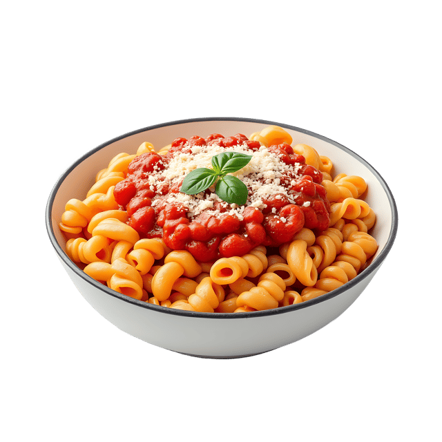 Free transparent PNG: Pasta Bowl with Marinara Sauce and Parmesan Cheese Transparent PNG Image