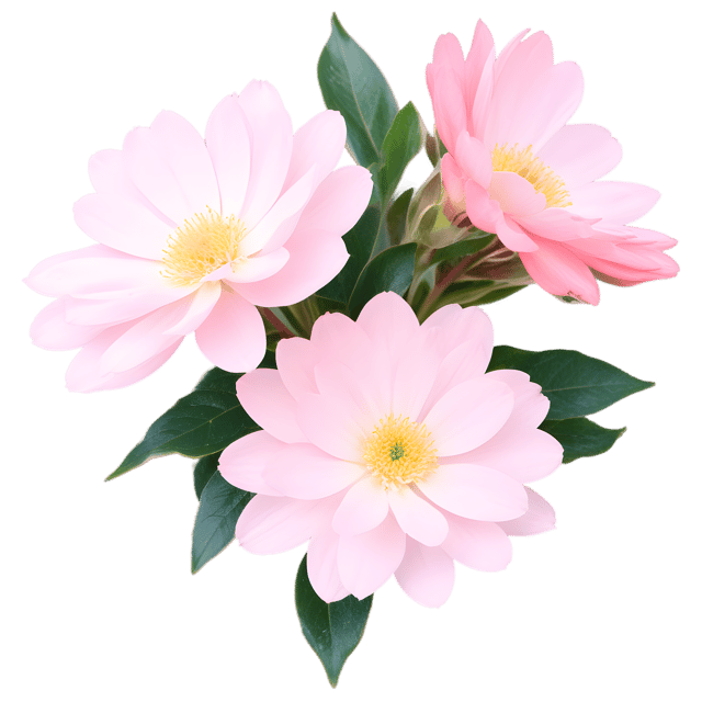 Free transparent PNG: Colorful Spring Blooms Bush PNG with Transparent Background