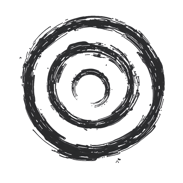 Free transparent PNG: Hand-Drawn Spiral  Artistic Brush Clipart, free transparent png download