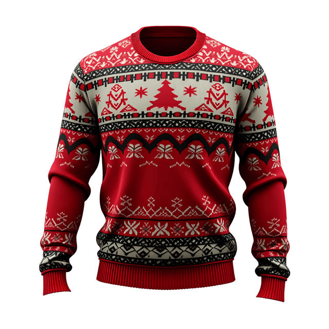 Free transparent PNG: Vintage Christmas Sweater PNG Clipart  Perfect for Holiday Crafts  Designs