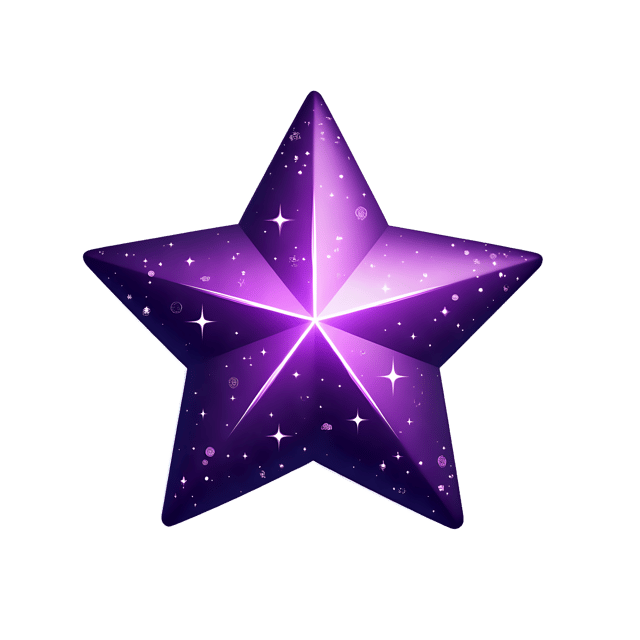 Free transparent PNG: Star Sparkle Effect in Deep Purple  Free PNG Download
