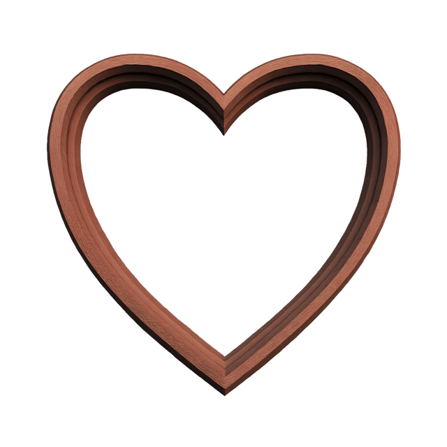 Free transparent PNG: Old-Style Profile in Heart Frame  Vintage Design Clipart, free download png