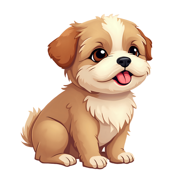 Free transparent PNG: Lhasa Apso PNG Dog Clipart  Ideal for Pet Portraits, Crafts  Decor