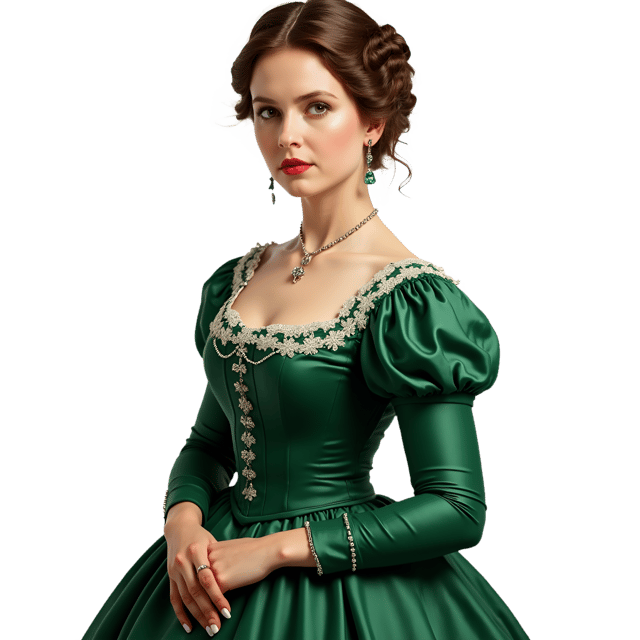 Free transparent PNG: Victorian Woman Portrait  Historical Figure Clipart, free png download