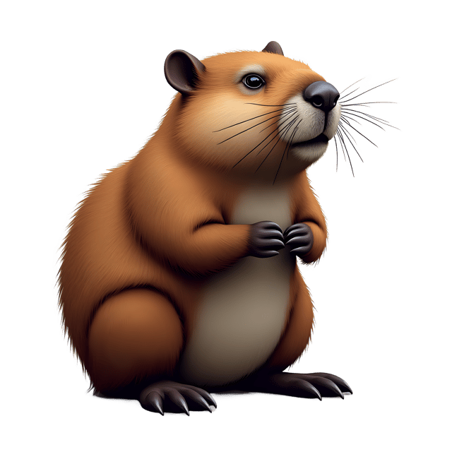 Free transparent PNG: Beaver PNG Clipart  Perfect for Nature Themes, Education  Crafts