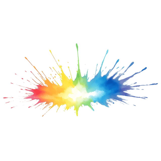 Free transparent PNG: Dazzling Hues Blending in a Dance of Light and Shadow - Transparent PNG