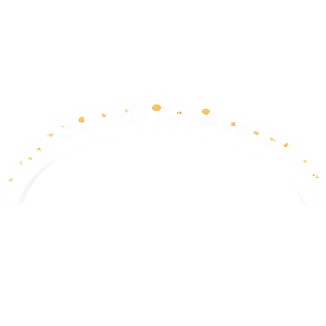 Free transparent PNG: Floral Bridge with Petals - Transparent PNG Background Design