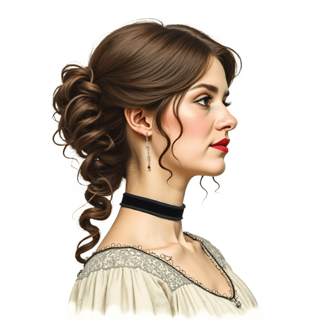 Free transparent PNG: Victorian Woman Portrait  Historical Figure Clipart, free png download