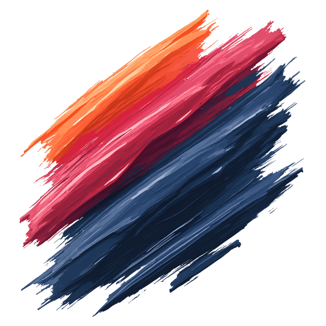 Free transparent PNG: Glossy Black Strokes with Vibrant Colors PNG Background