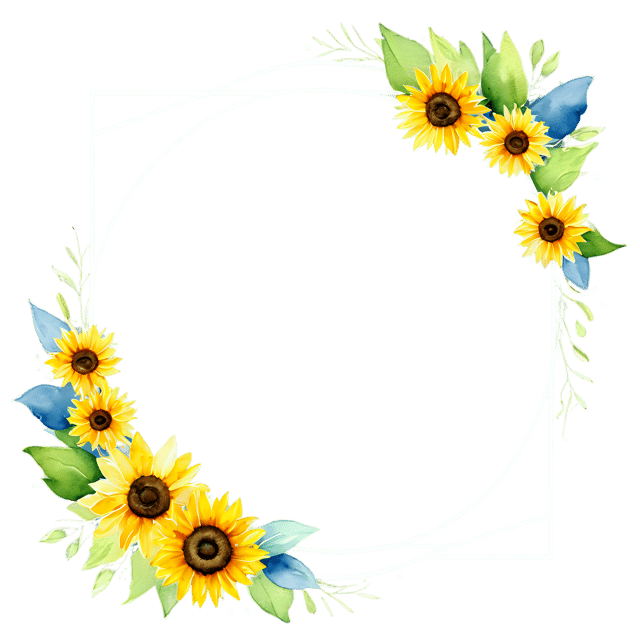 Free transparent PNG: Sunflower Burst Watercolor Illustration – Transparent PNG