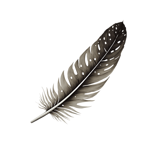 Free transparent PNG: Speckled Wing Feather  Nature Clipart, free transparent png download