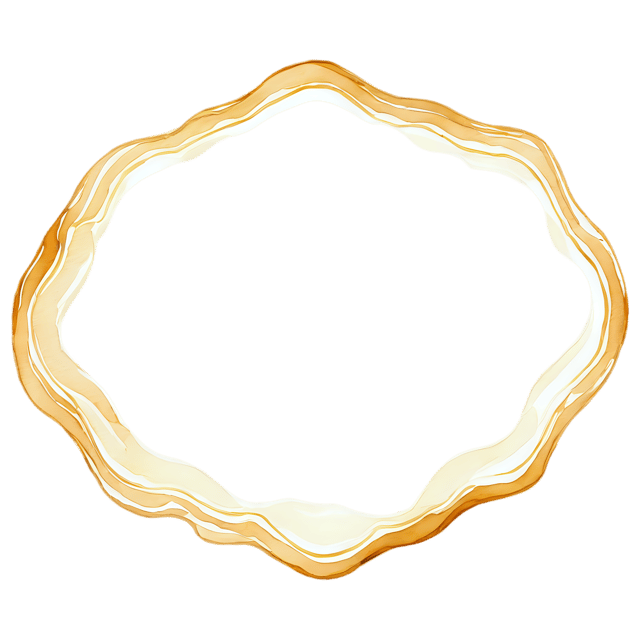 Free transparent PNG: Watercolor Clam Shell Frame PNG – Transparent Background Art Illustration