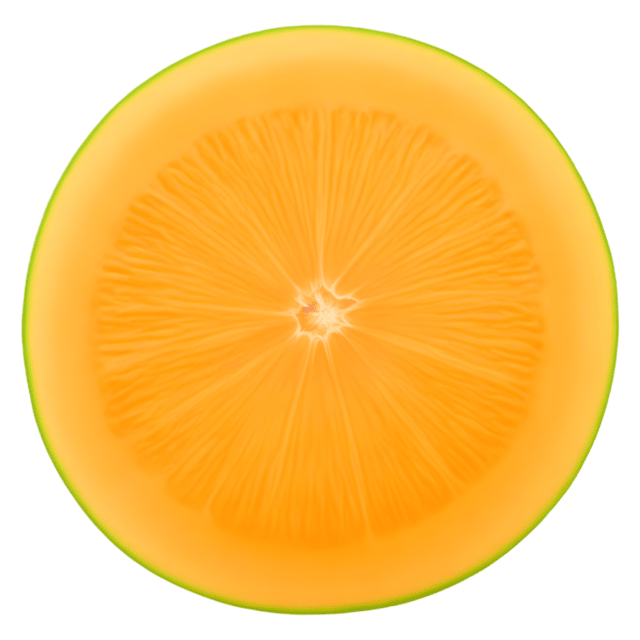 Free transparent PNG: Cantaloupe Melon Transparent PNG for Fresh Fruit and Food Imaging